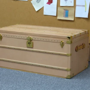 Blush Collector's Trunk, closed three-quarter view