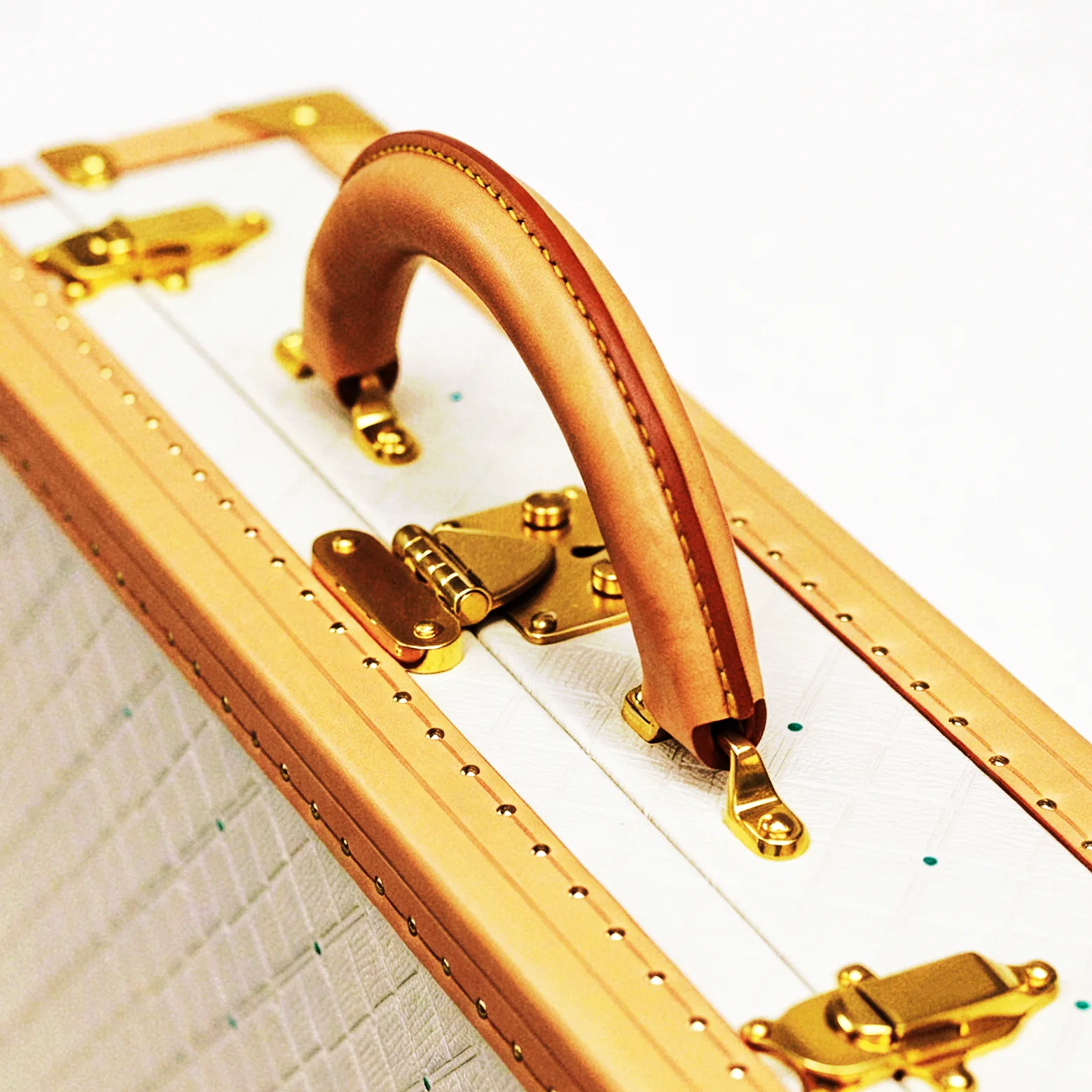 Fifteen Watch Case, handle and lock detail