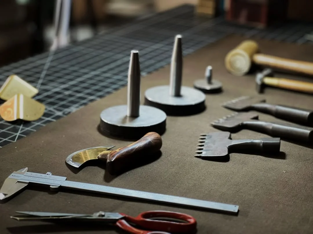 Detail from the Pusu Atelier workshop during product development