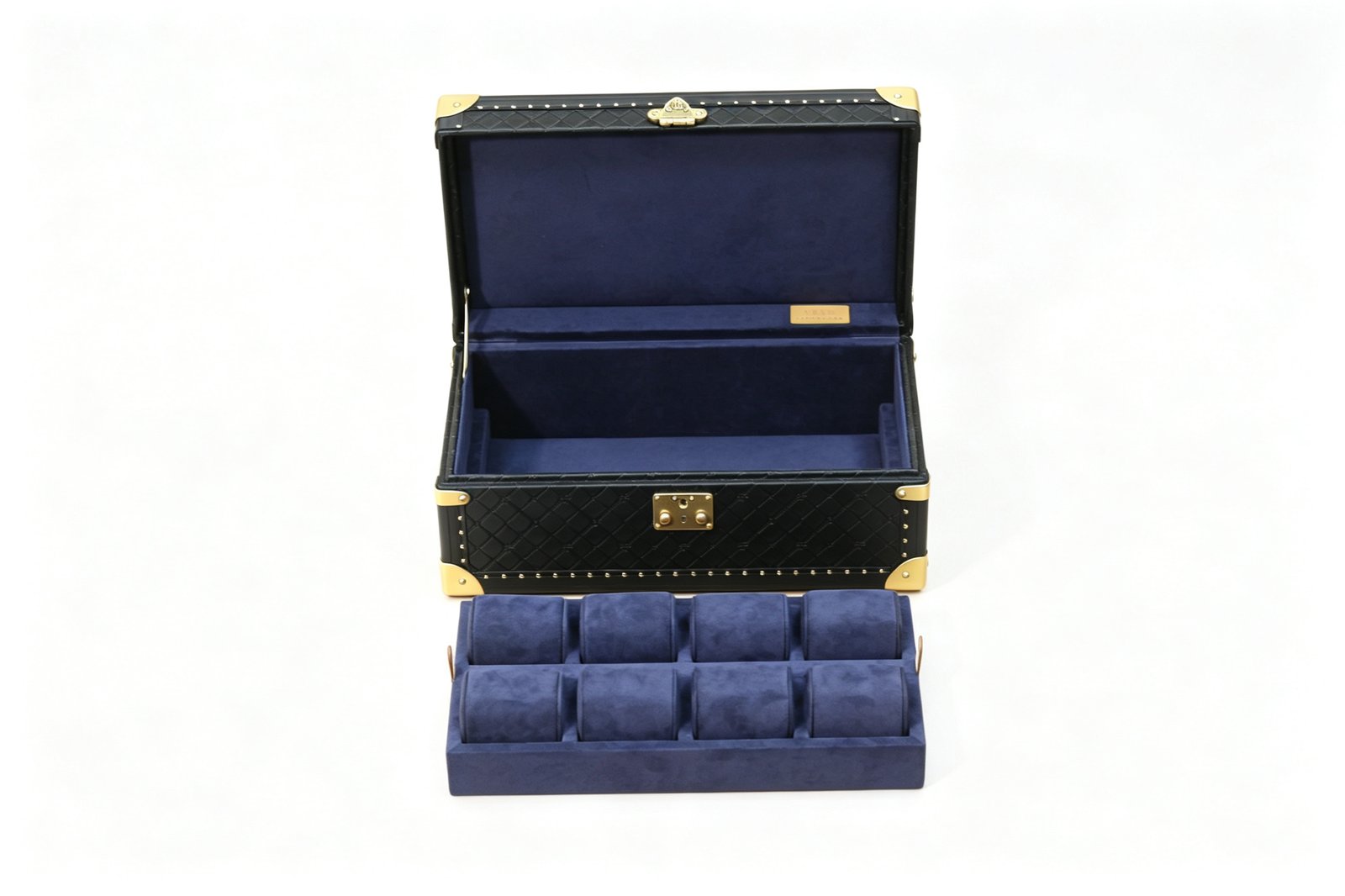 8 Slots Watch Case | Handmade Watch Box - Image 3