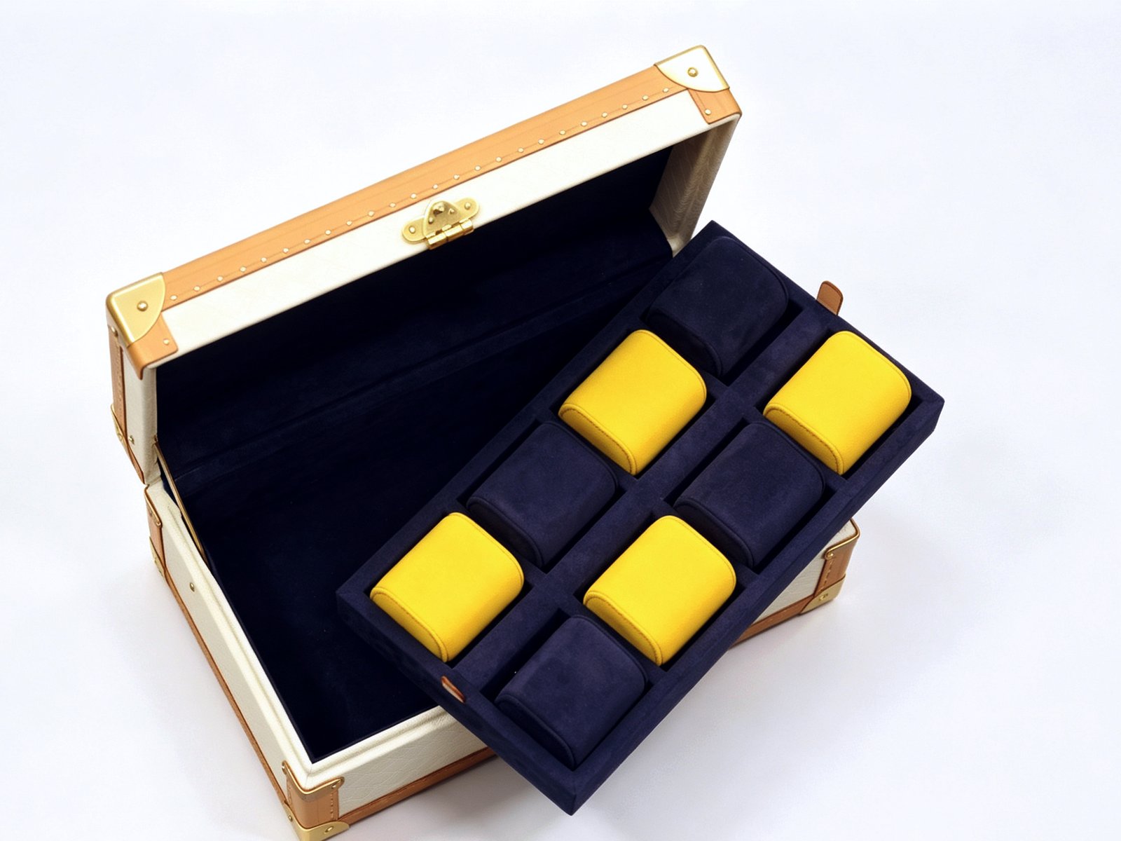 8 Slots Watch Case | Handmade Watch Box - Image 5